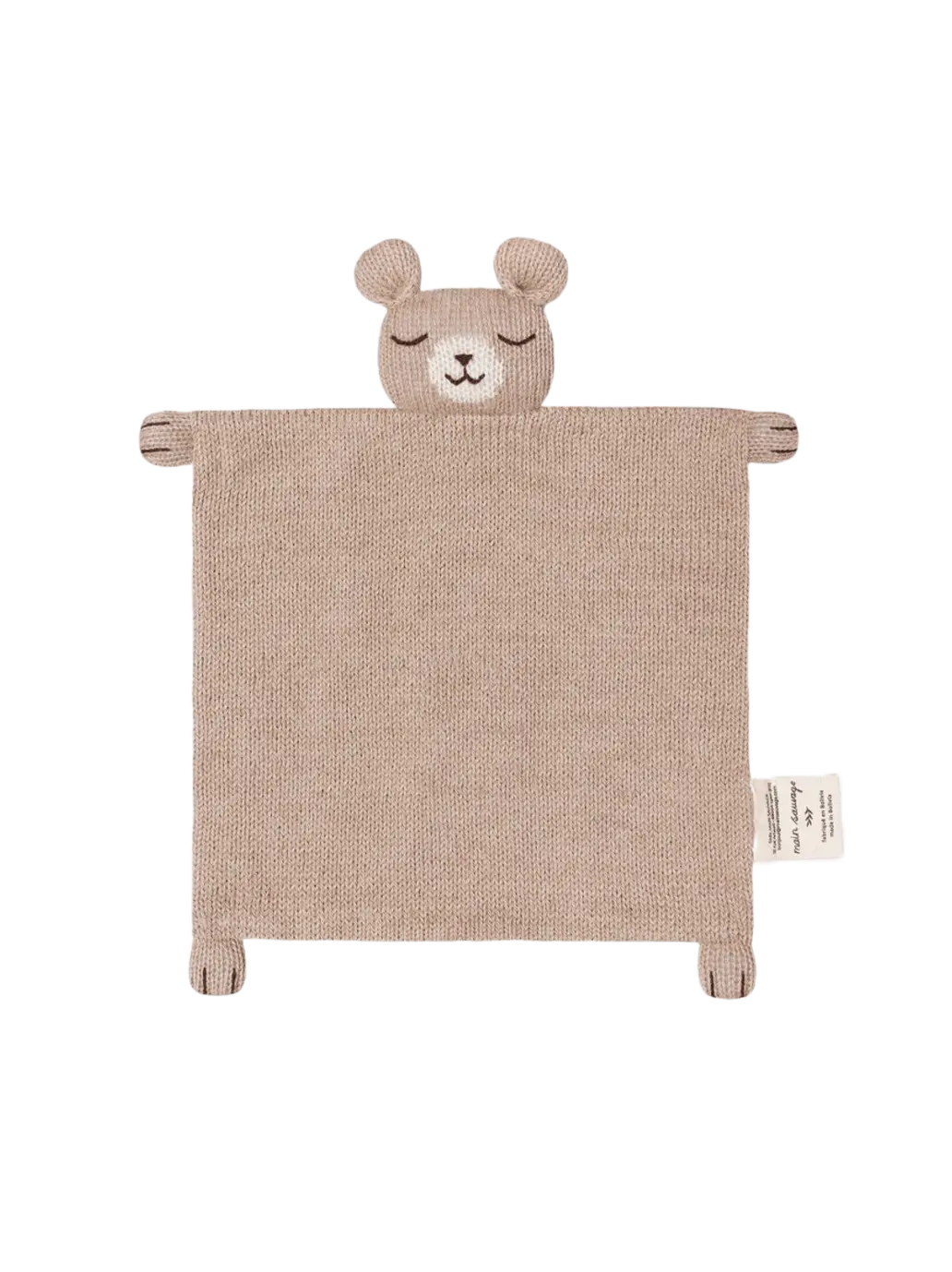 PIerwsza przytulanka Knitted Cuddle Cloth Main Sauvage BEBE Concept 