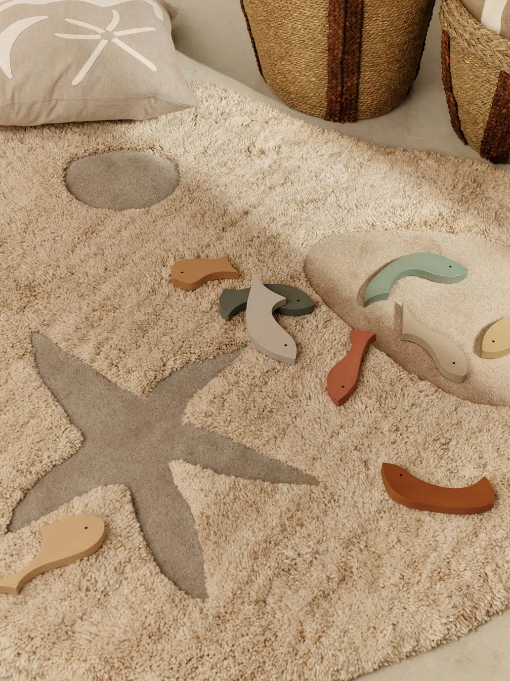 Drewniane puzzle Shoal Ferm Living BEBE Concept 