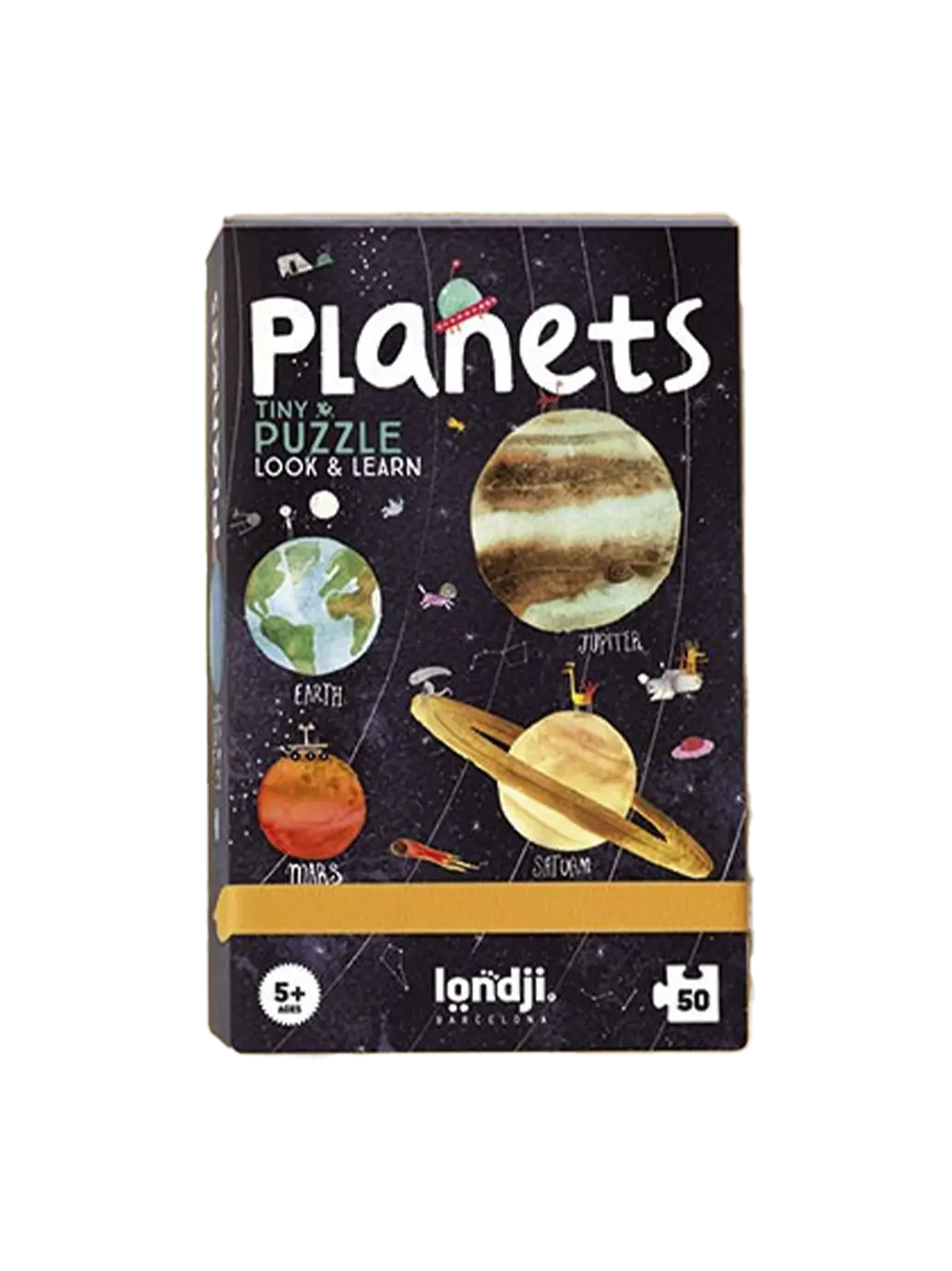 Puzzle kieszonkowe z grą obserwacyjną Planety Londji BEBE Concept 