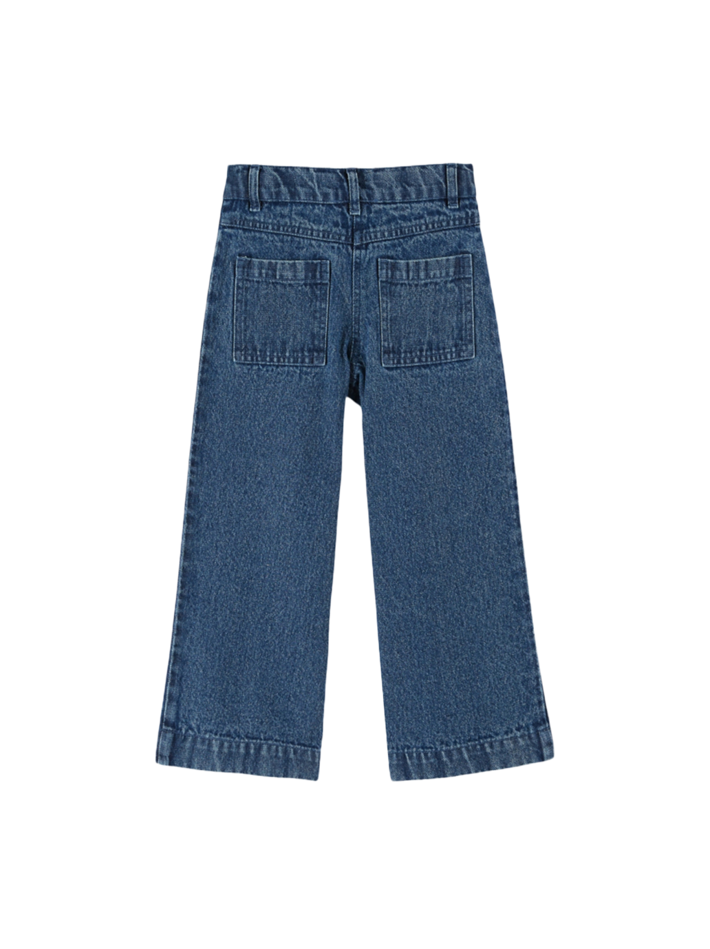 Kalhoty Hippy embroidered denim pants DENIM