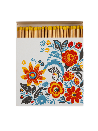Luxury matches in a decorative box FLOWER