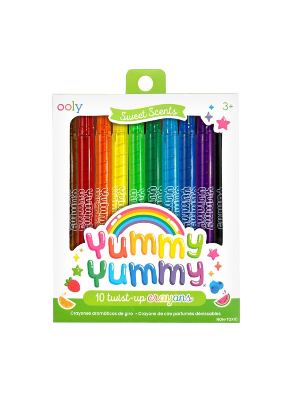 Kredki zapachowe Yummy Yummy 10 COLORS