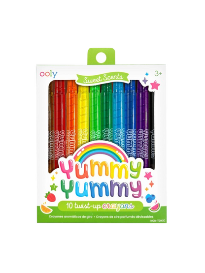 Kredki zapachowe Yummy Yummy 10 COLORS