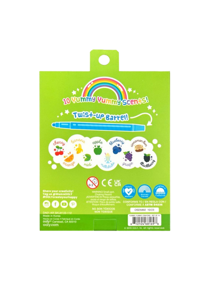 Kredki zapachowe Yummy Yummy 10 COLORS