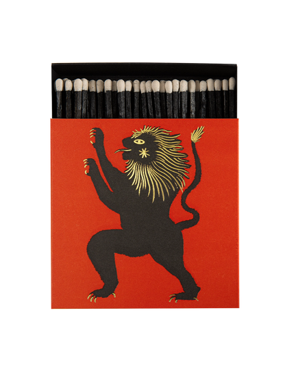 Allumettes de luxe dans une boîte décorative LION
