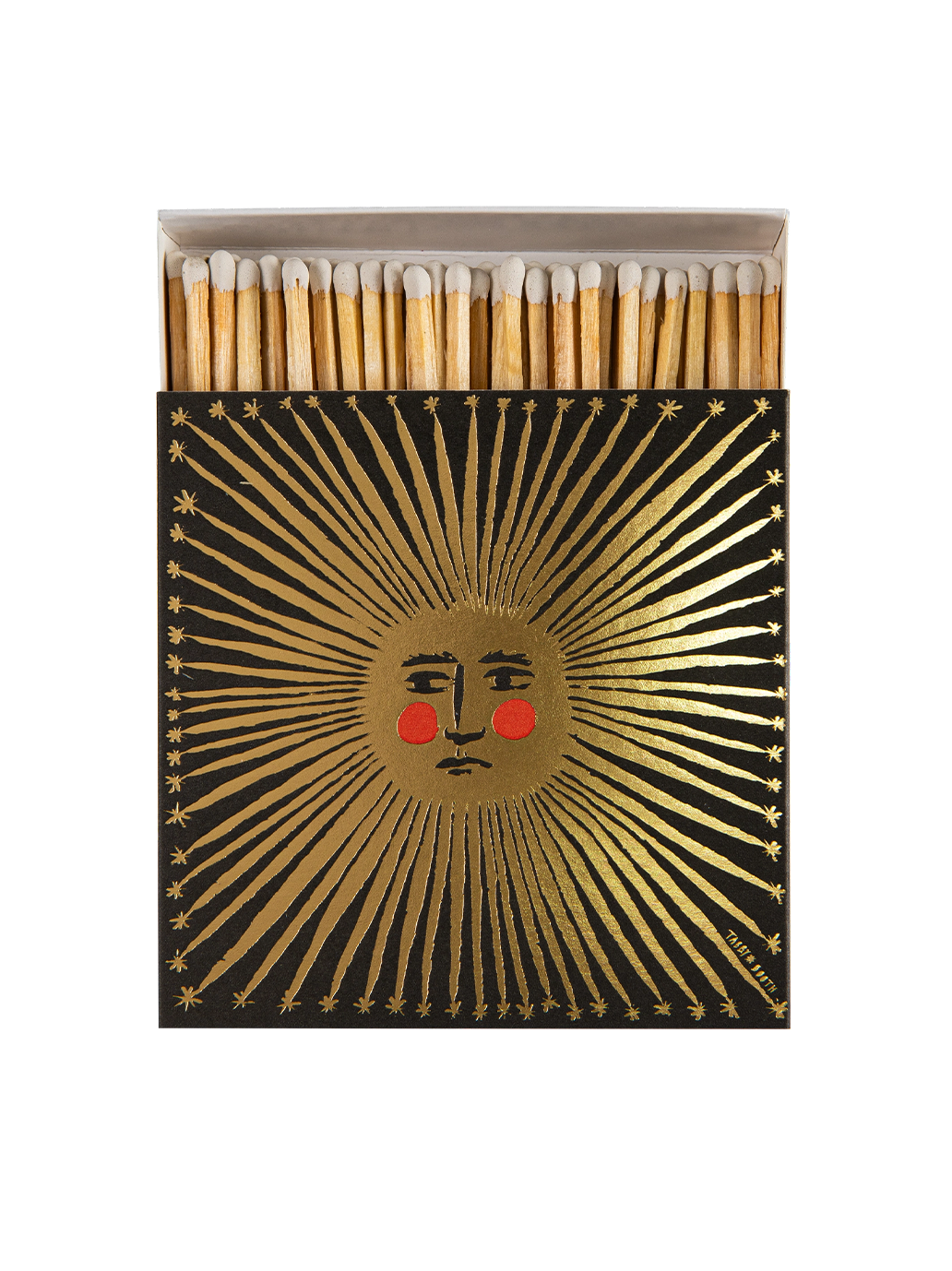 Luxury matches in a decorative square box
