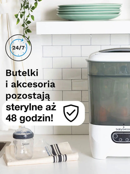 Sterylizator i suszarka do butelek Sterilizer Dryer Advanced Baby Brezza BEBE Concept 