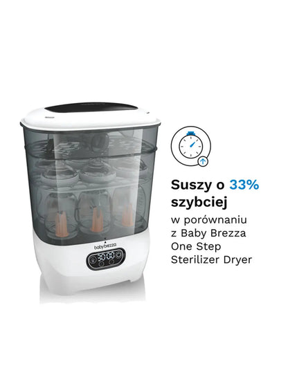 Sterylizator i suszarka do butelek Sterilizer Dryer Advanced Baby Brezza BEBE Concept 