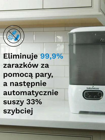 Sterylizator i suszarka do butelek Sterilizer Dryer Advanced Baby Brezza BEBE Concept 