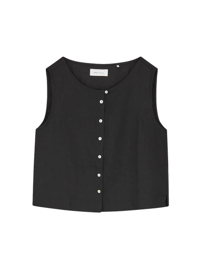 Vetiver Linen Top SKALL STUDIO BEBE Concept 