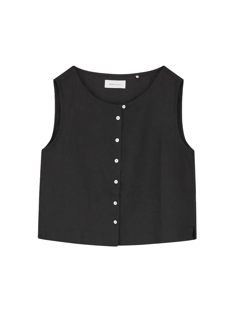 Vetiver Linen Top SKALL STUDIO BEBE Concept 