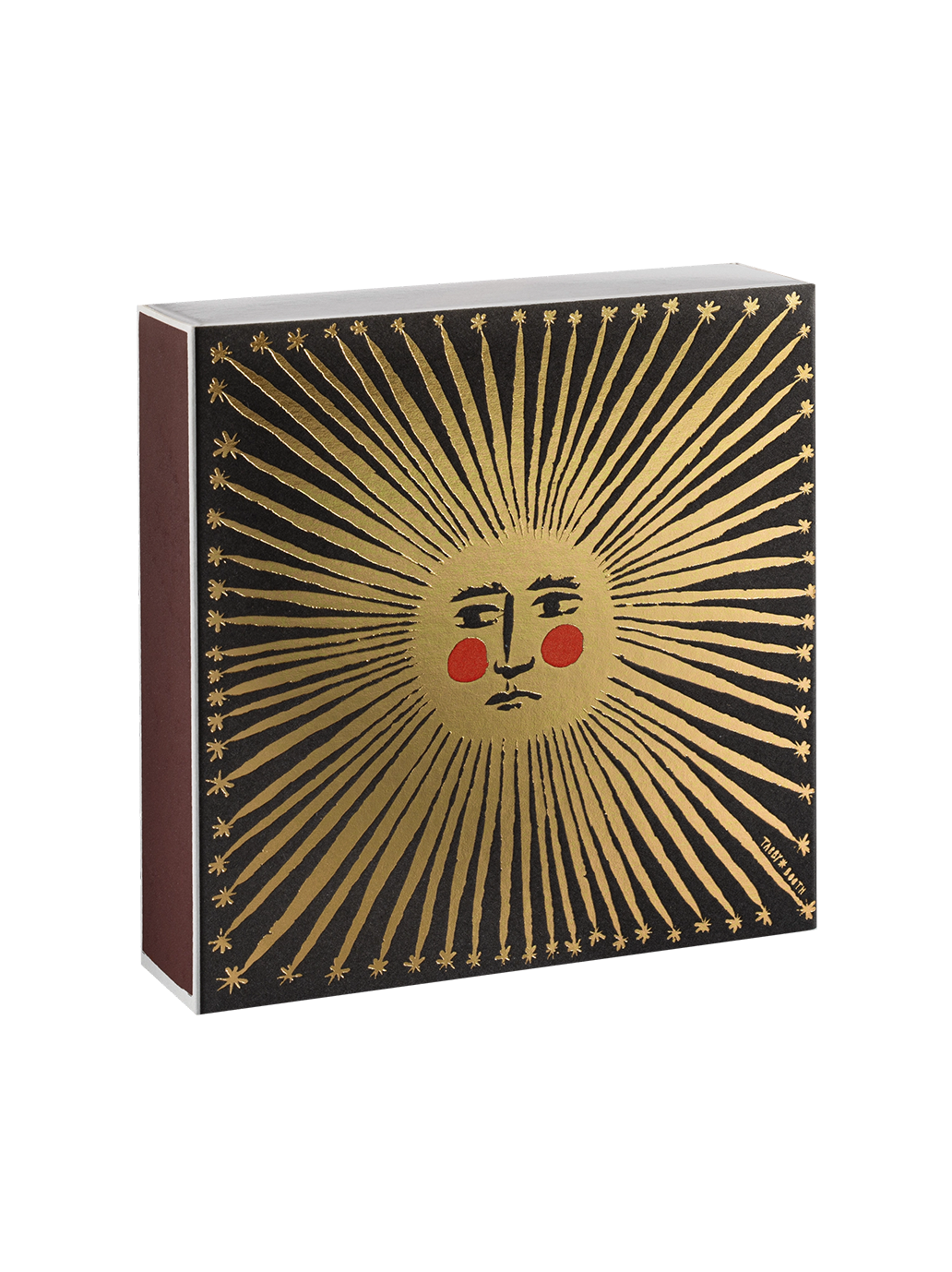 Luxury matches in a decorative square box SUN RAY
