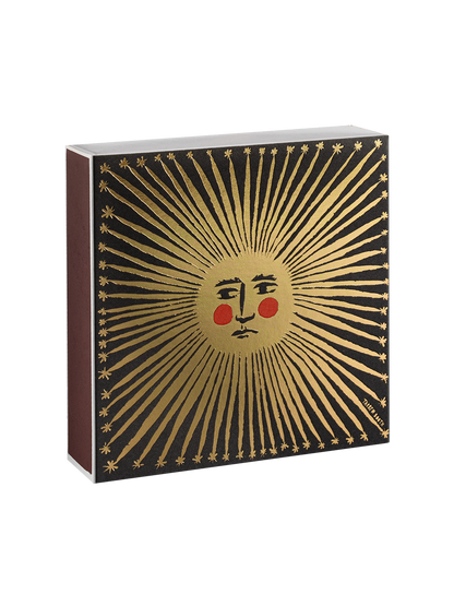 Luxury matches in a decorative square box SUN RAY
