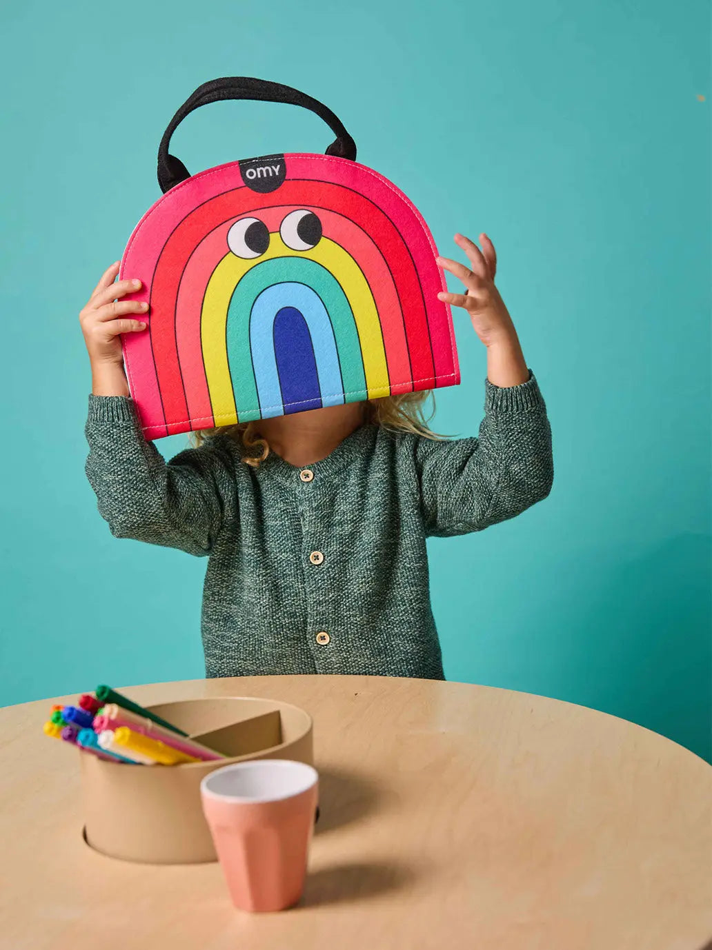 Miękka książeczka aktywizująca Montessori OMY BEBE Concept 