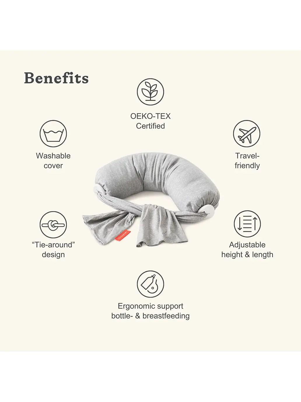 Poduszka do karmienia Nursing Pillow bbhugme BEBE Concept 