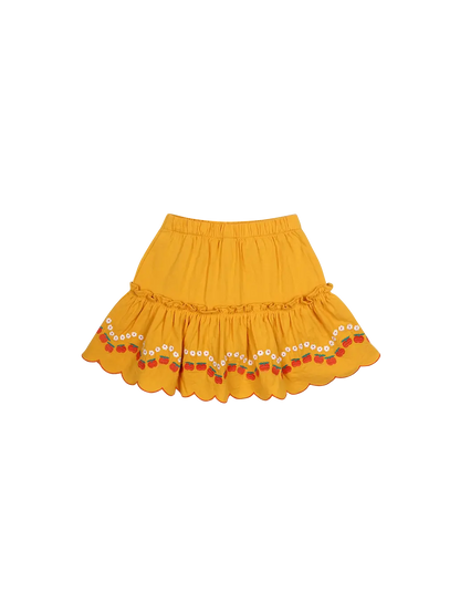 Apple Flower Crinkled Skirt Jelly Mallow BEBE Concept 