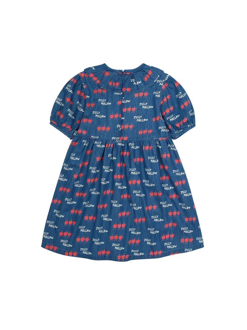 Dancing Apple Denim Dress Jelly Mallow BEBE Concept 