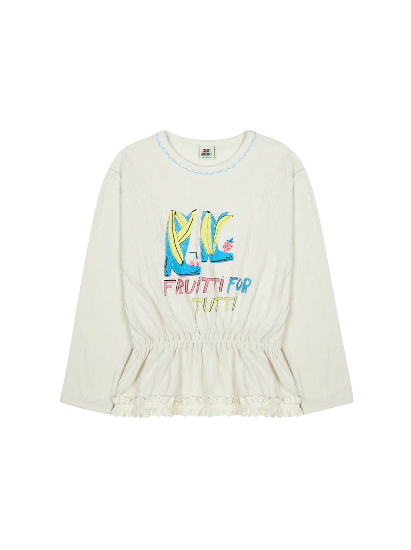 Fruitti Lace Longsleeve T-shirt Jelly Mallow BEBE Concept 