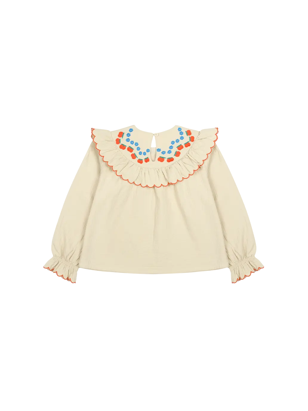 Apple Flower Ruffle Blouse Jelly Mallow BEBE Concept 