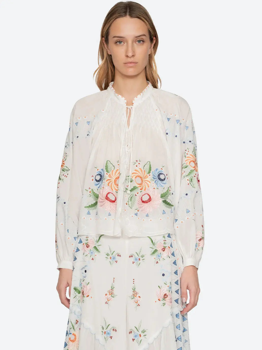 Serafina Embroidery Blouse SEA New York BEBE Concept 