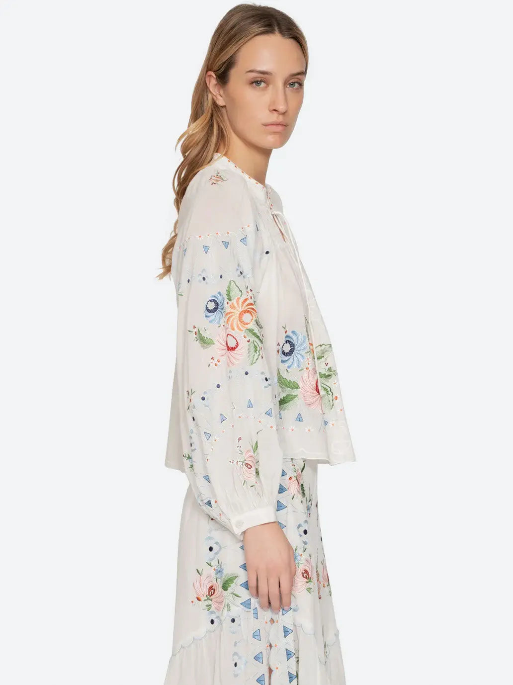 Serafina Embroidery Blouse SEA New York BEBE Concept 
