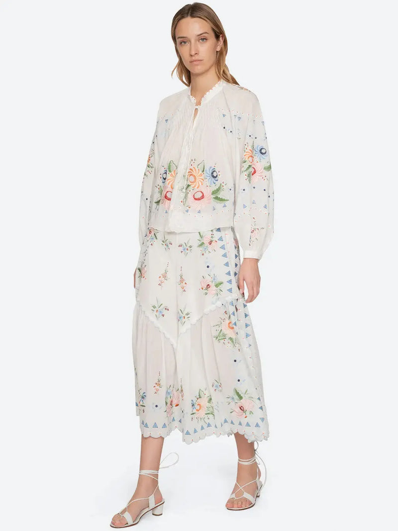 Serafina Embroidery Blouse SEA New York BEBE Concept 