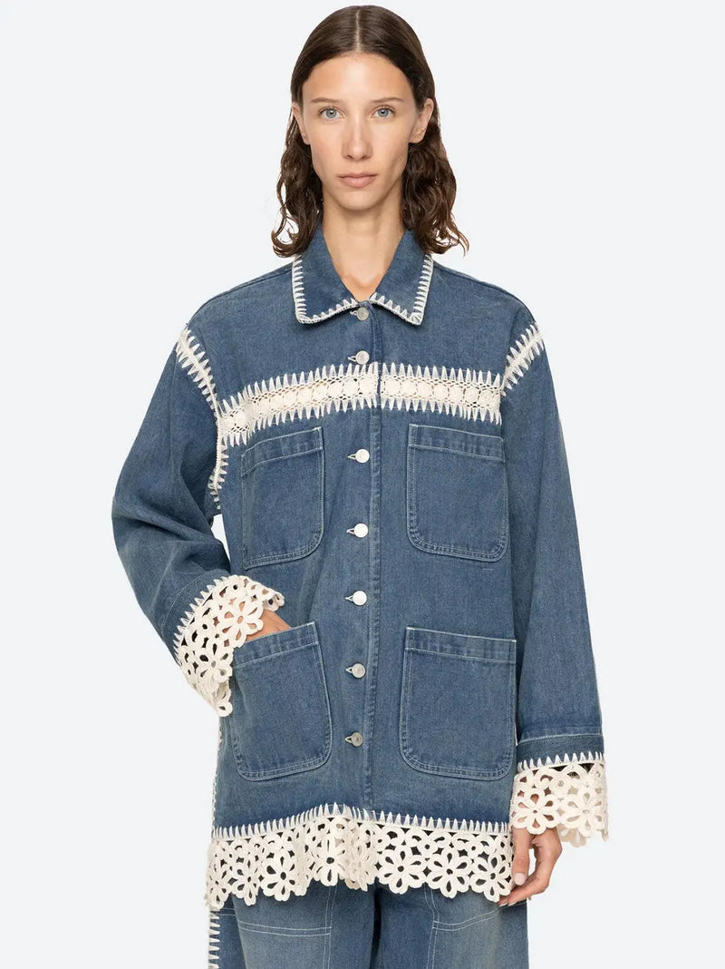 Stasia Denim Jacket SEA New York BEBE Concept 