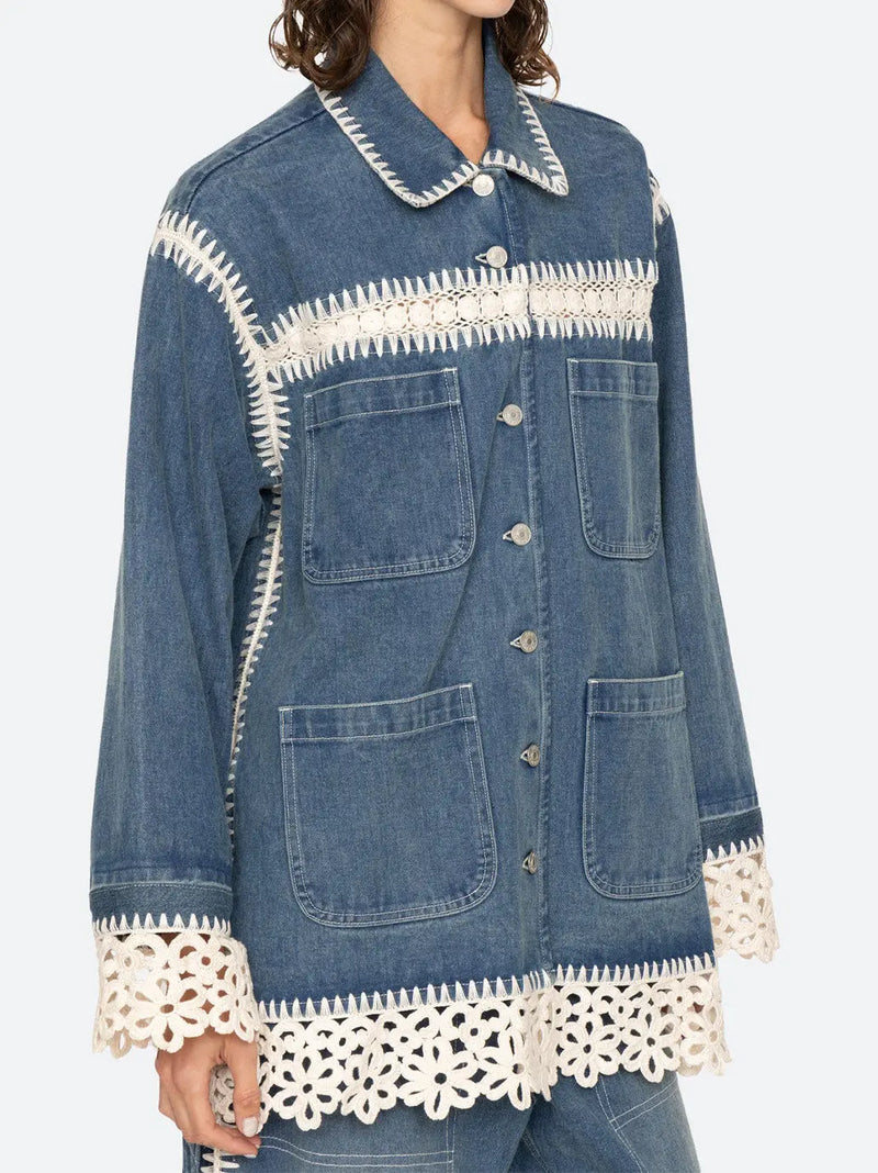 Stasia Denim Jacket SEA New York BEBE Concept 