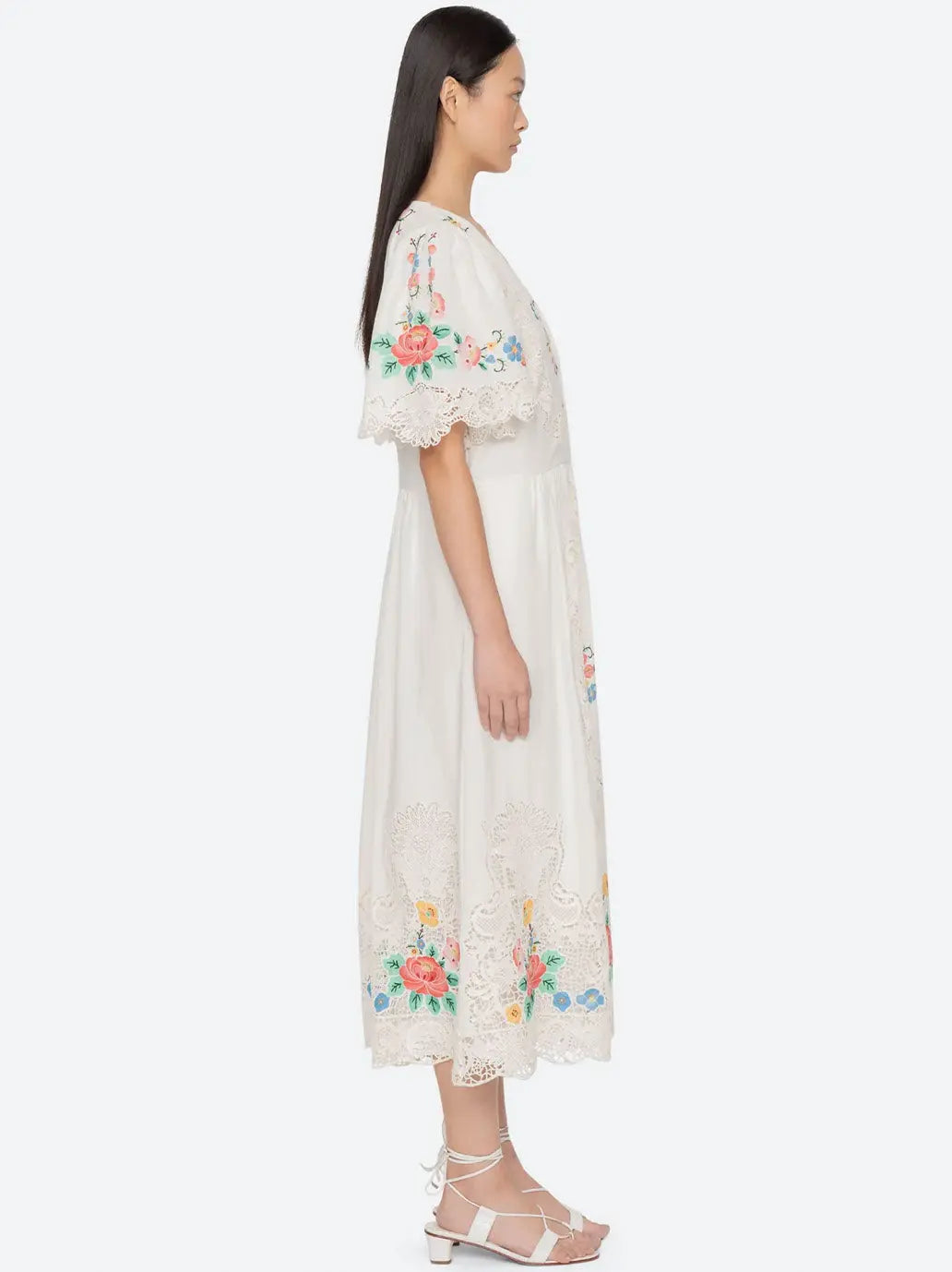 Astrid Embroidery Midi Dress SEA New York BEBE Concept 