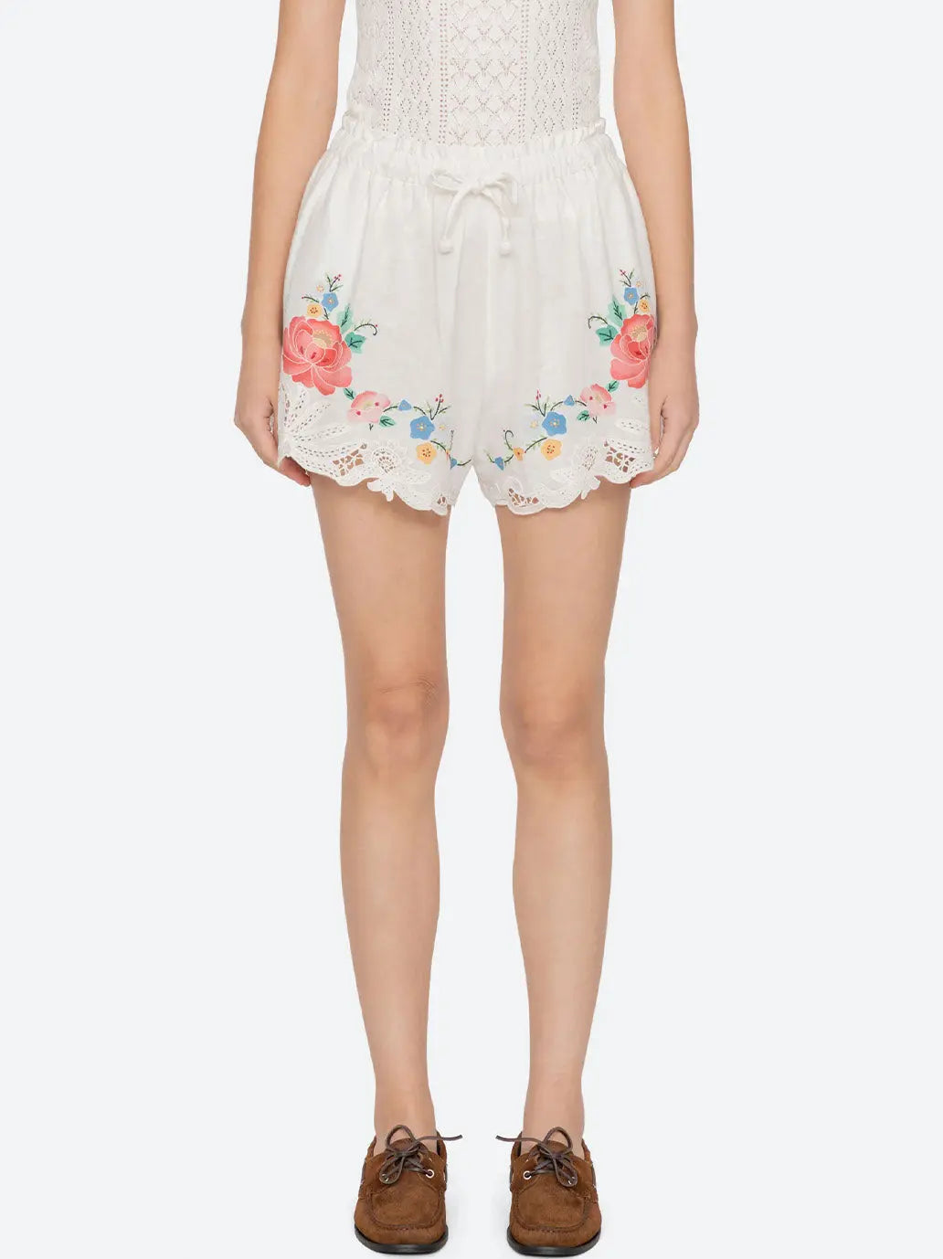 Astrid Embroidery Shorts SEA New York BEBE Concept 