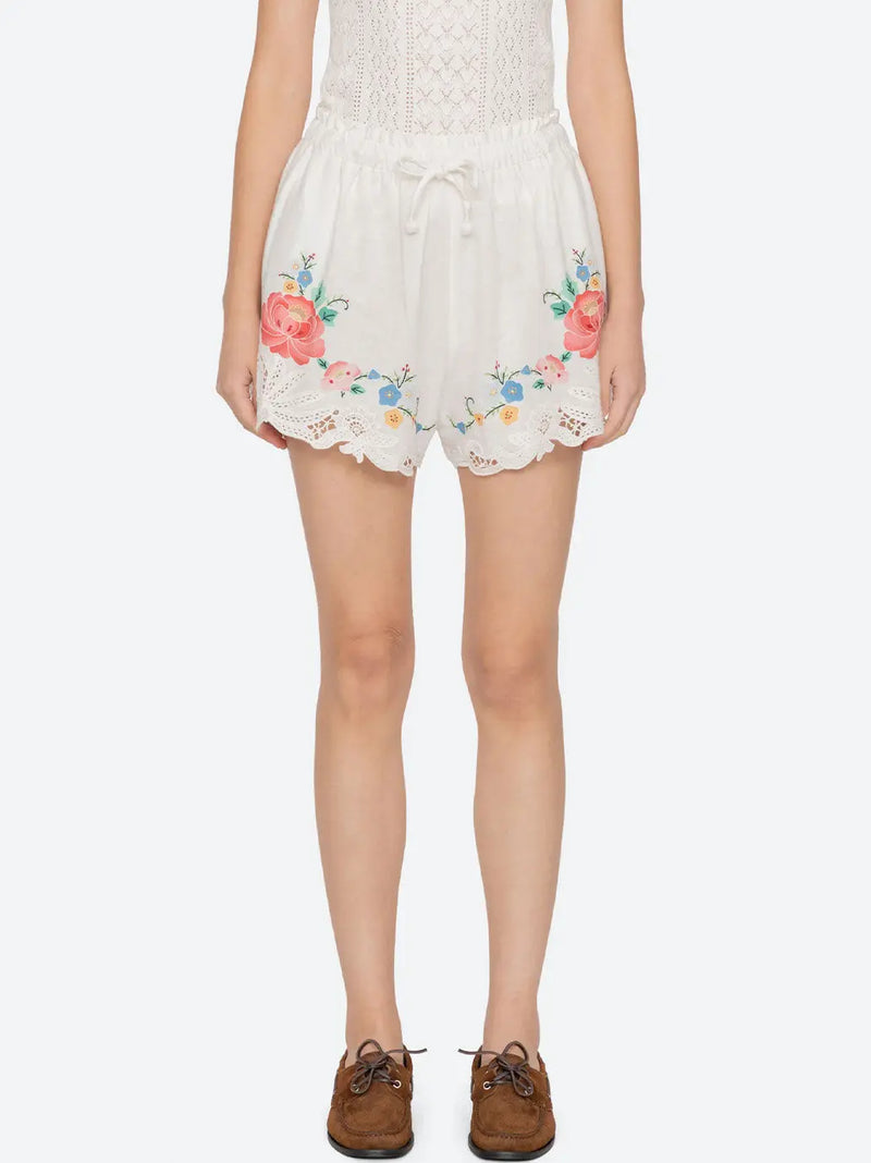 Astrid Embroidery Shorts SEA New York BEBE Concept 