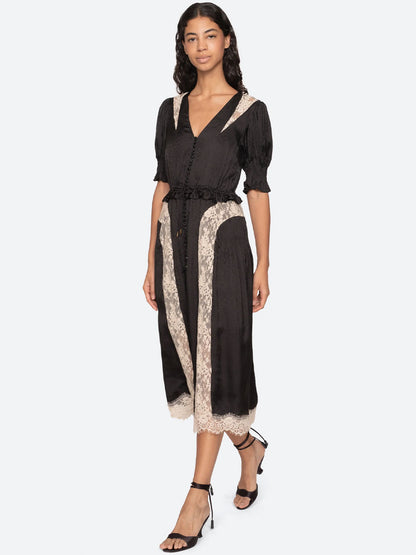 Abito midi Ethel BLACK