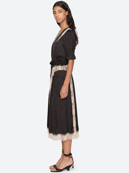 Abito midi Ethel BLACK
