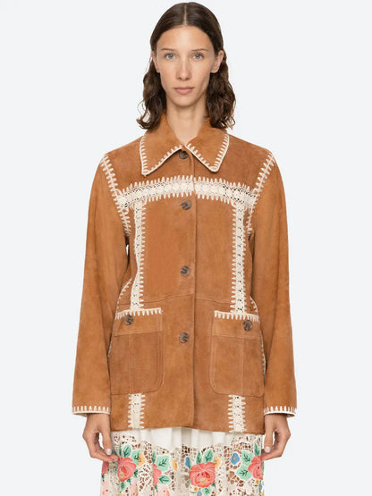 Irena Suede Jacket SEA New York BEBE Concept 