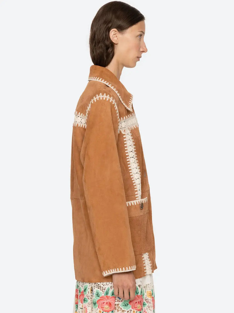 Irena Suede Jacket SEA New York BEBE Concept 
