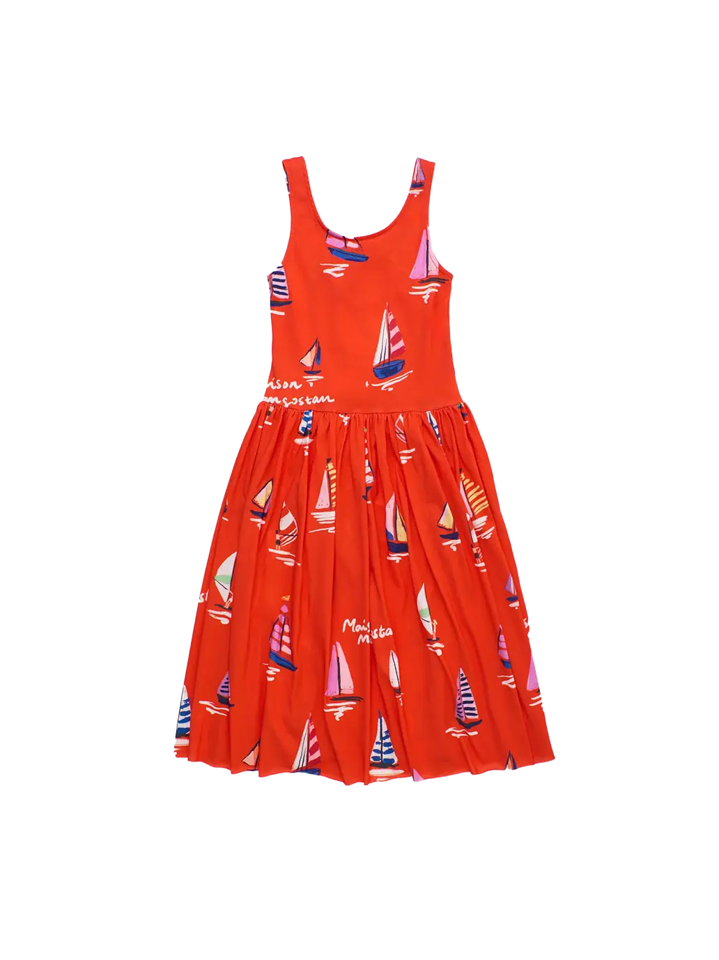 Barcos Dress Red Maison Mangostan BEBE Concept 