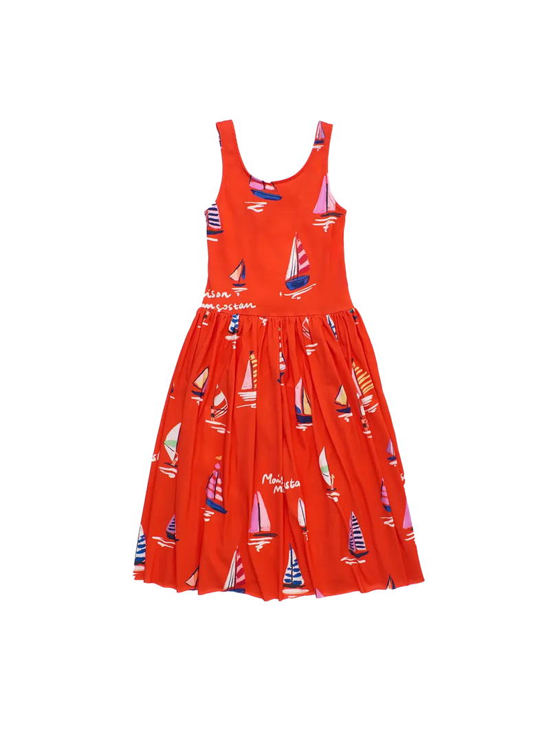Barcos Dress Red Maison Mangostan BEBE Concept 