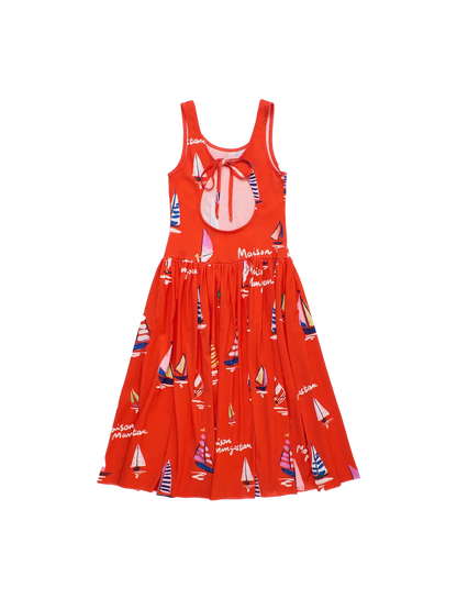 Barcos Dress Red Maison Mangostan BEBE Concept 