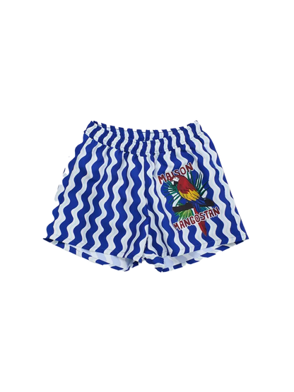 Loros Wavy Swimshorts Blue Maison Mangostan BEBE Concept 