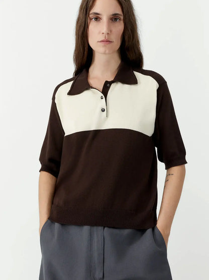 Organic Cotton Colorblock Polo Cordera BEBE Concept 