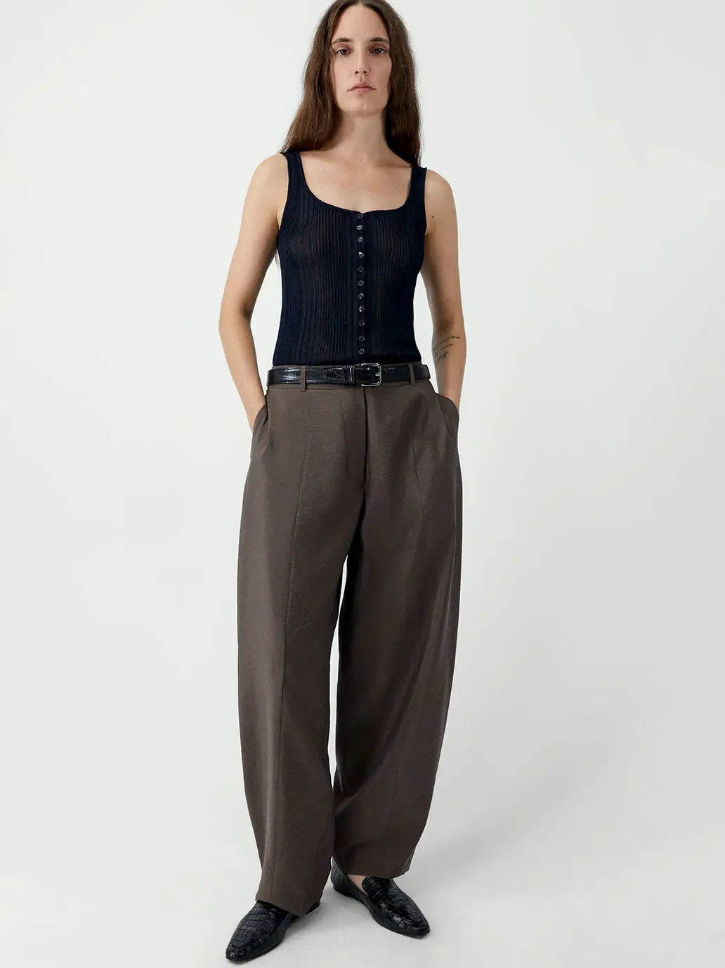 Silk Barrel Pants Cordera BEBE Concept 