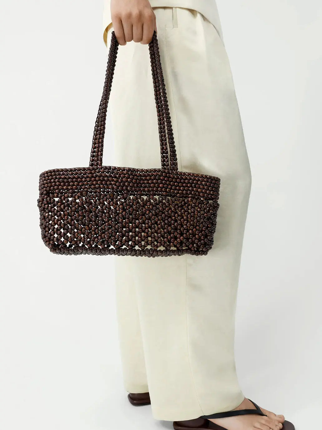 Wooden Beads Mini Bag Cordera BEBE Concept 