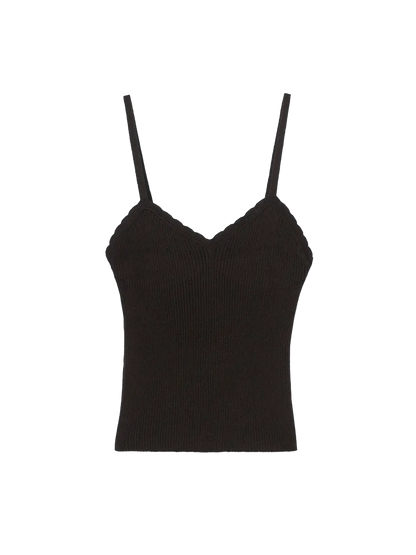 Cotton &amp; Silk Ribbed Tank Top Cordera BEBE Concept 
