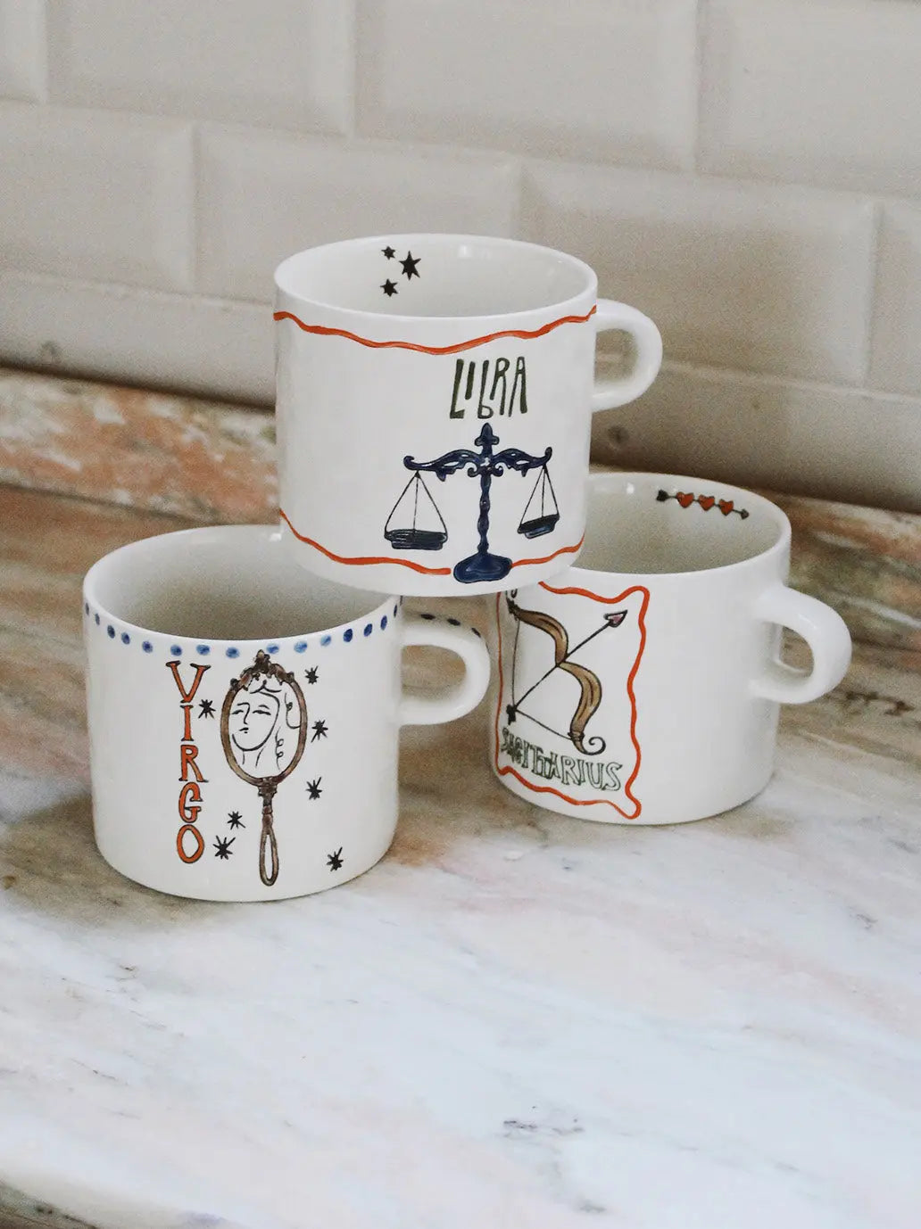 Ceramiczny kubek Zodiac Virgo Anna + Nina BEBE Concept 