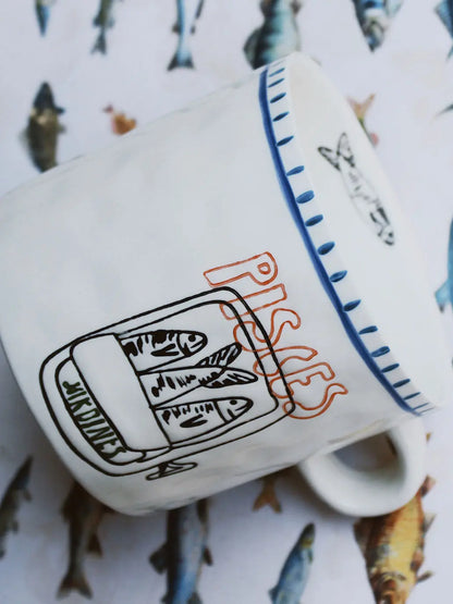 Ceramiczny kubek Zodiac Pisces Anna + Nina BEBE Concept 