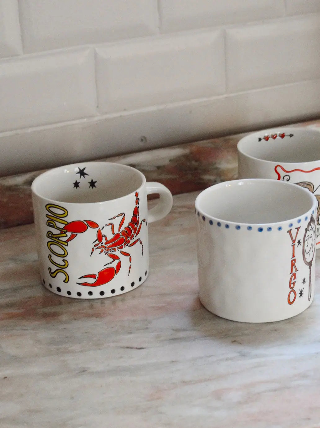 Ceramiczny kubek Zodiac Scorpio Anna + Nina BEBE Concept 