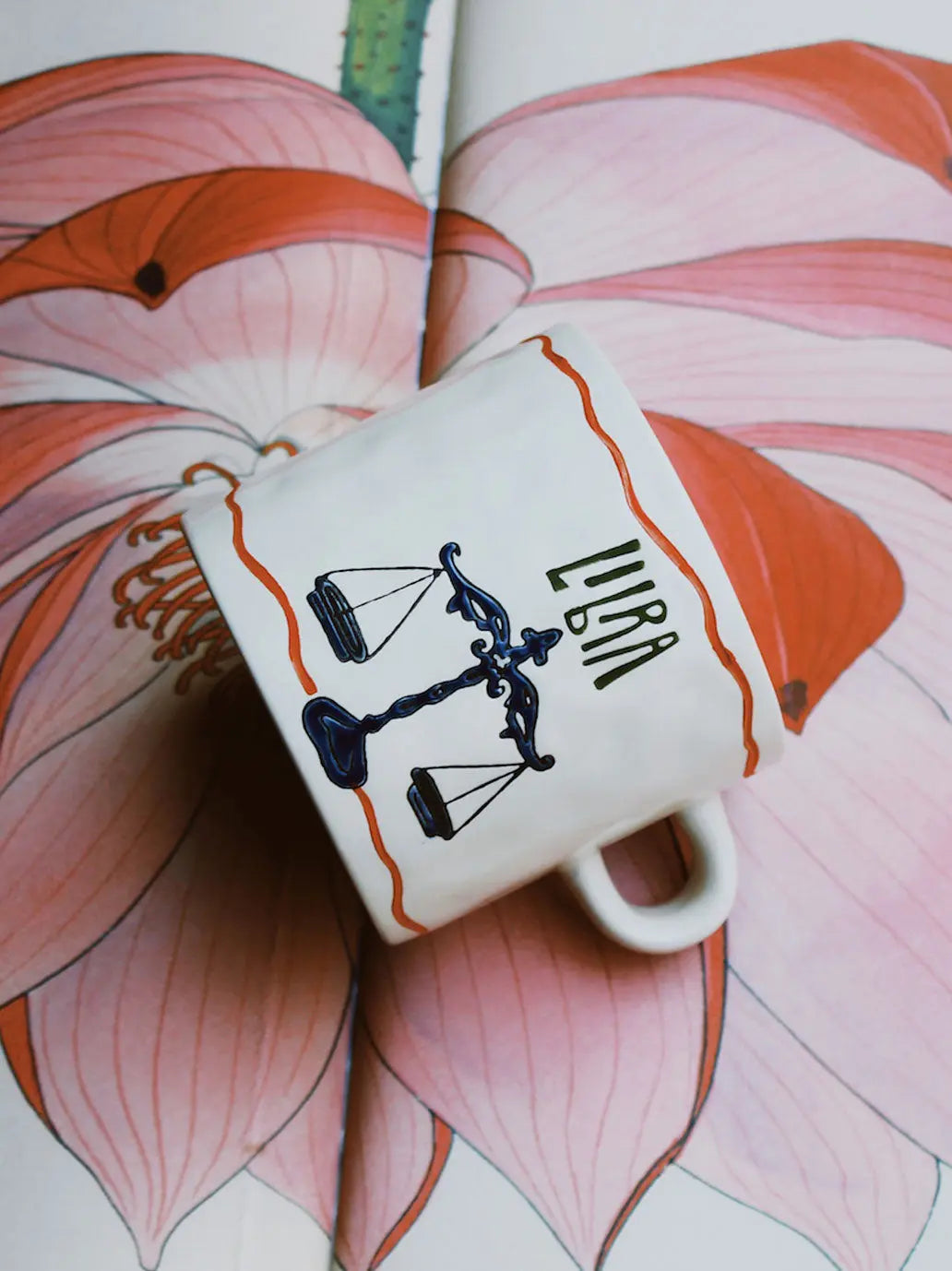 Ceramiczny kubek Zodiac Libra Anna + Nina BEBE Concept 