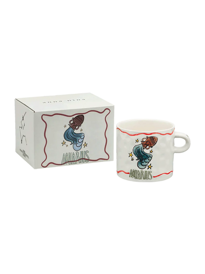 Ceramiczny kubek Zodiac Aquarius Anna + Nina BEBE Concept 