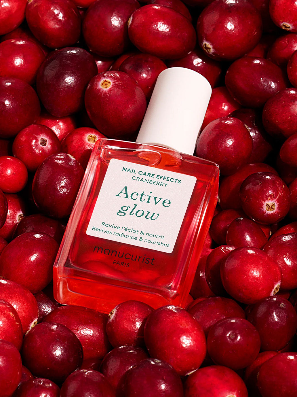 Treatment nail polish Active Glow GLOW CRANBERRY