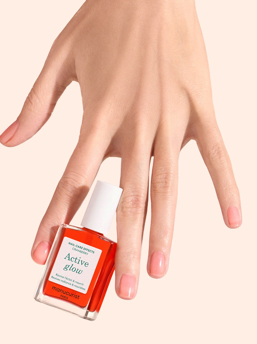 Treatment nail polish Active Glow GLOW CRANBERRY